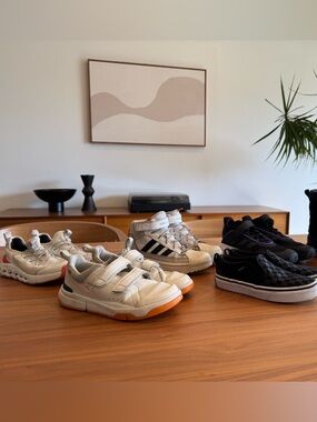 Kid’s Shoes Bundle (On Cloud, Vans, Adidas, Cat & Jack)